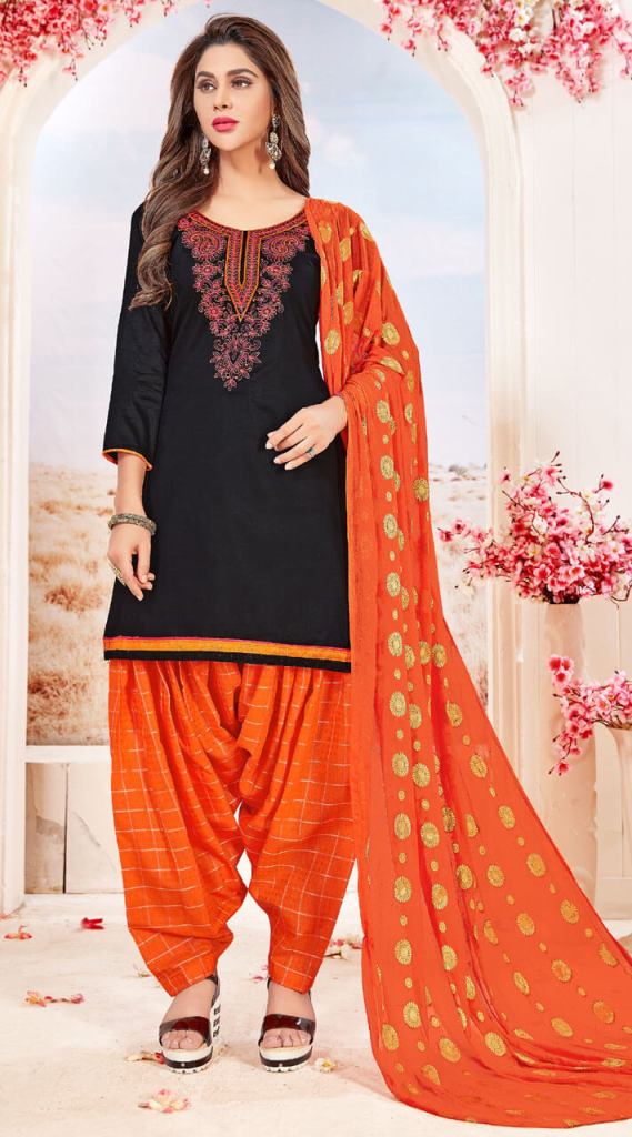 Black Patiala Suits