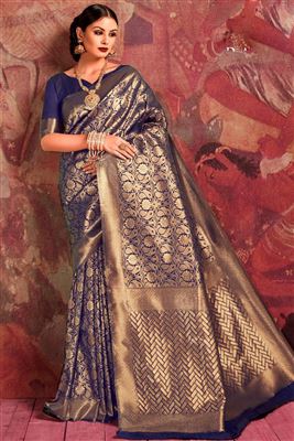  Full sleeved pure blouse for a banarasi saree